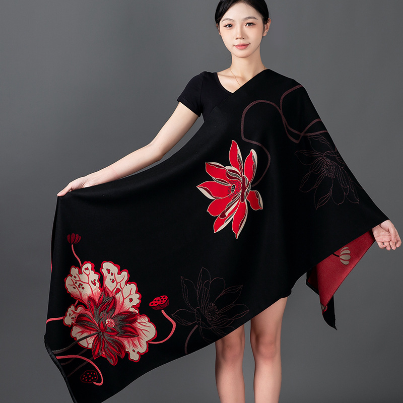 Women Winter Shawl Cashmere Sc - Shawl Wrap Winter 评论和价格