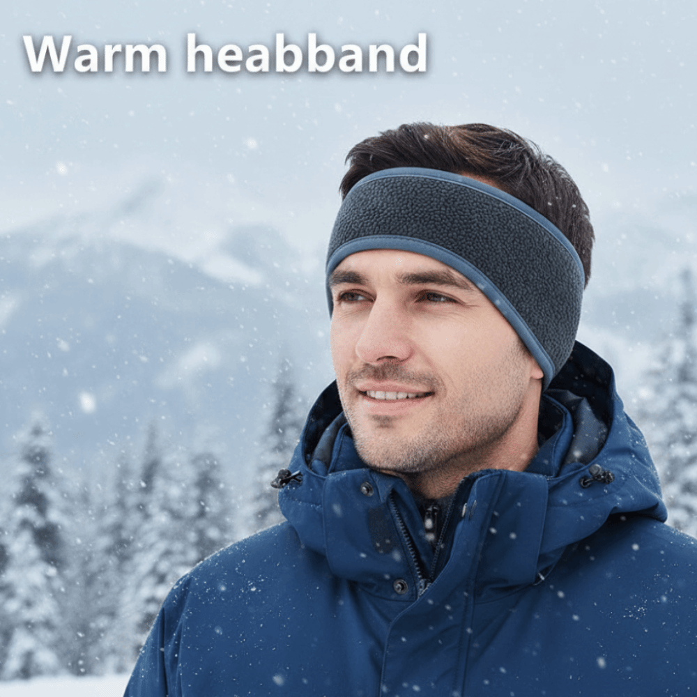 Warm Fleece Sports Headbands S - Winter Headband Fleece 评论和价格
