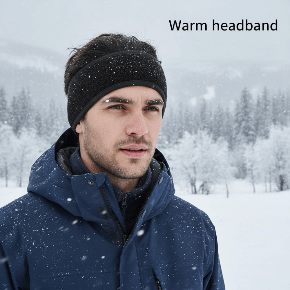 Warm Fleece Sports Headbands S - Winter Headband Fleece 评论和价格