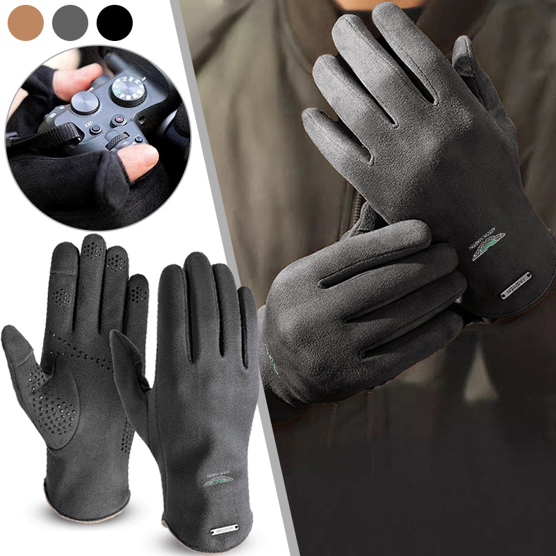 1Pair Motorcycle Outdoor Thick - Touch Screen Gloves 评论和价格