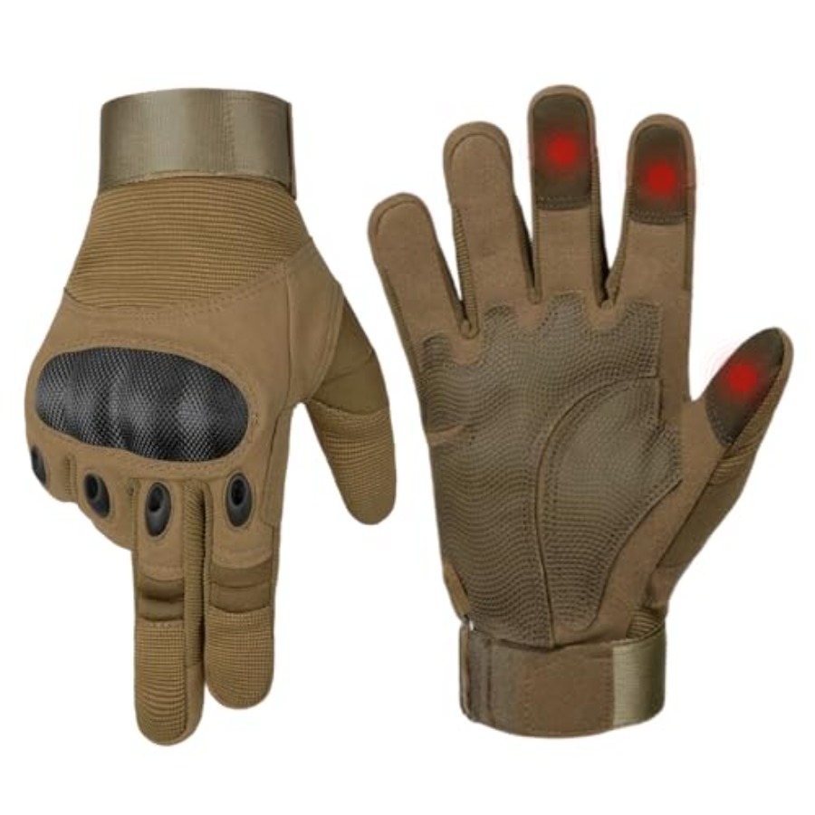 Utility Gloves for Men, Motorc - Touch Screen Gloves 评论和价格