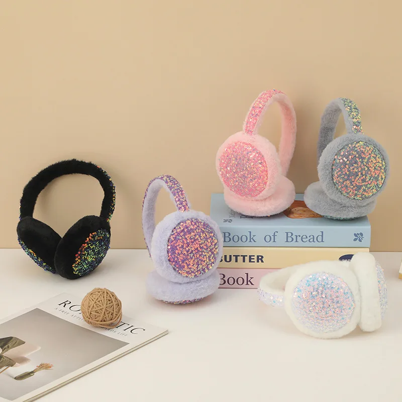 Women's Earmuffs Korean Glitte - Earmuffs Foldable 评论和价格
