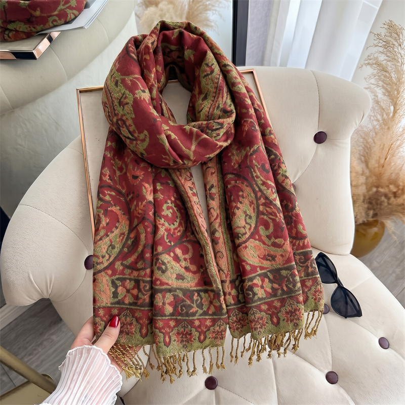 2026 Luxury Brand Cashmere Wom - Cashmere Pashmina Wrap 评论和价格