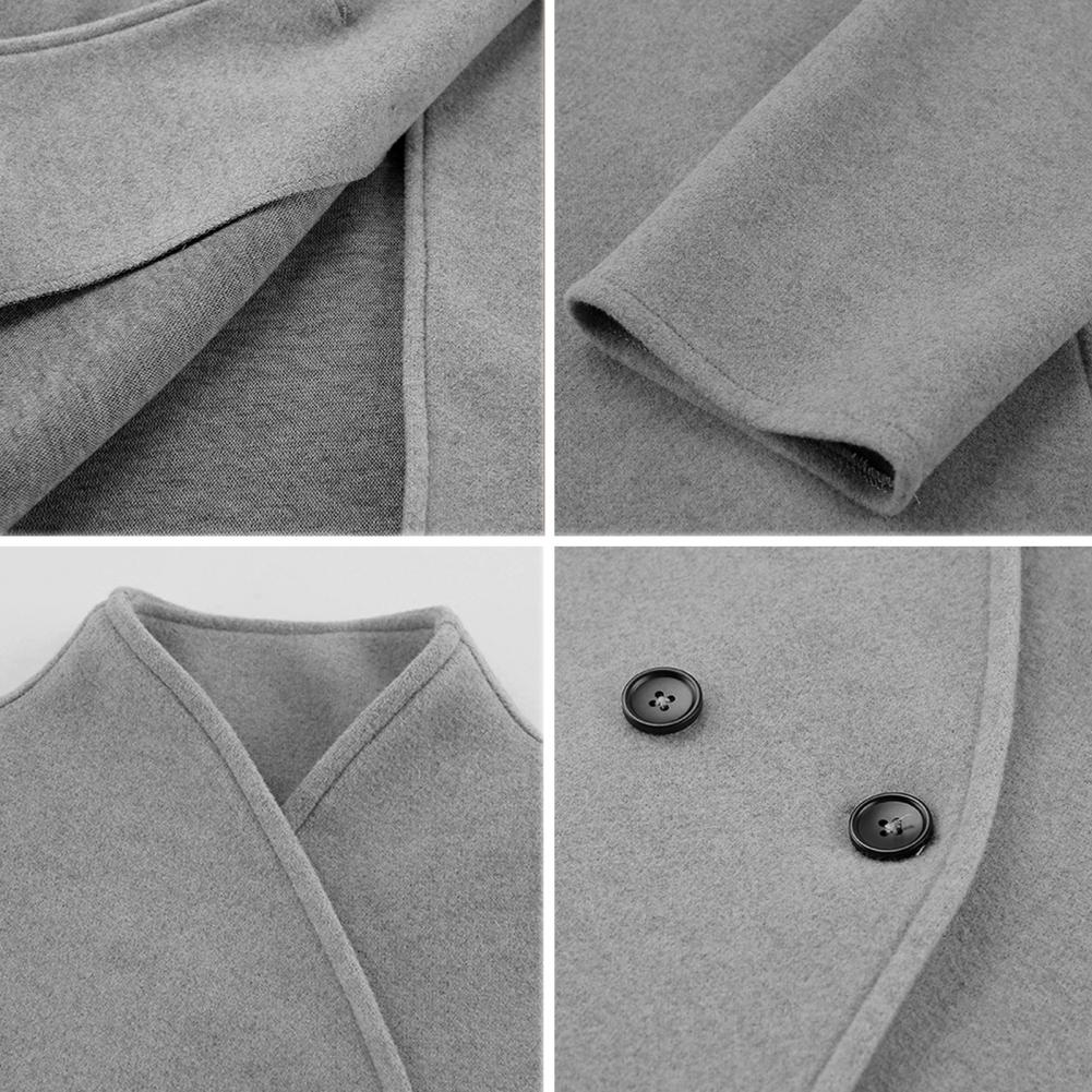 Lady Overcoat Women's Winter C - Wool Coat Peacoat 评论和价格