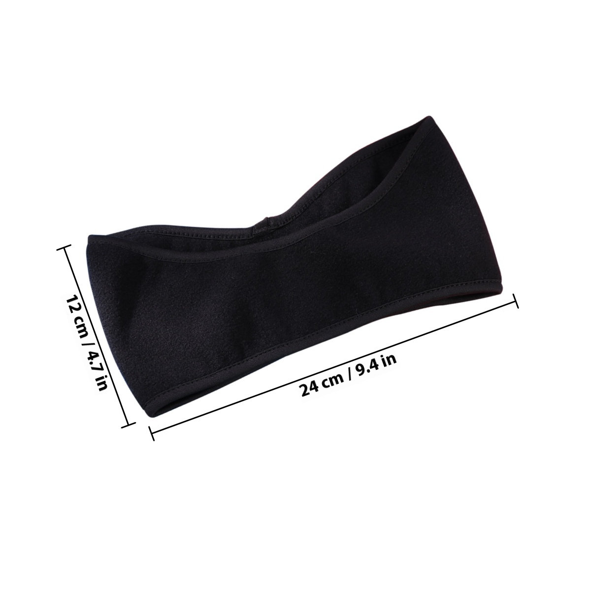 Unisex Black Ear Warmer Headba - Fleece Ear Warmer Band 评论和价格