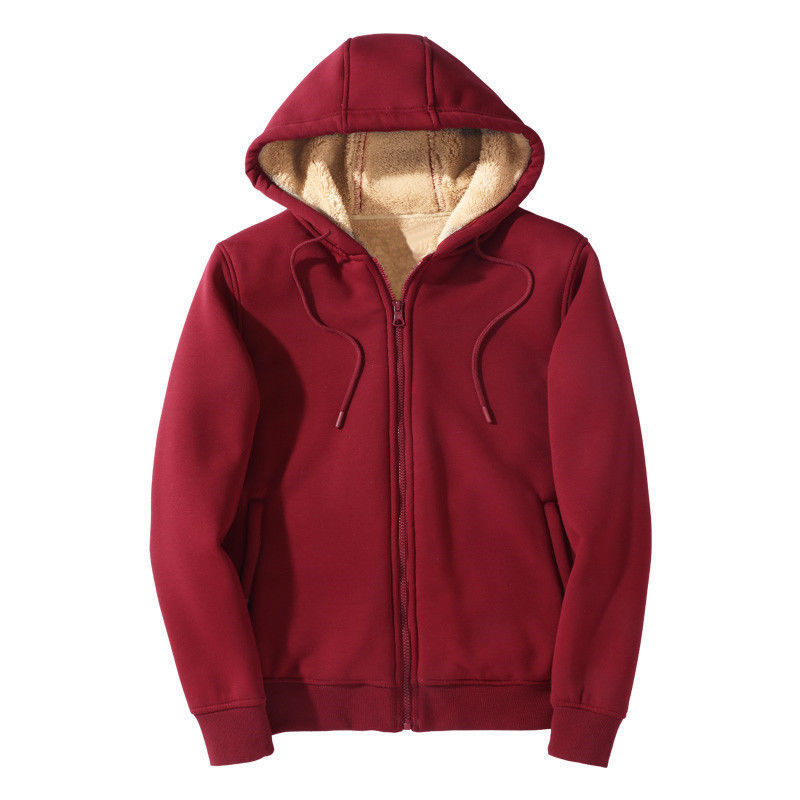 2025 Winter Windproof Hoodie - - Sherpa Hoodie Fleece 评论和价格