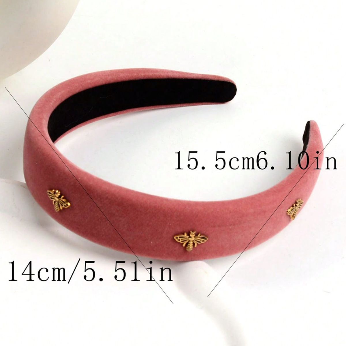 Little Bee Black Velvet Headba - Winter Headband Fleece 评论和价格